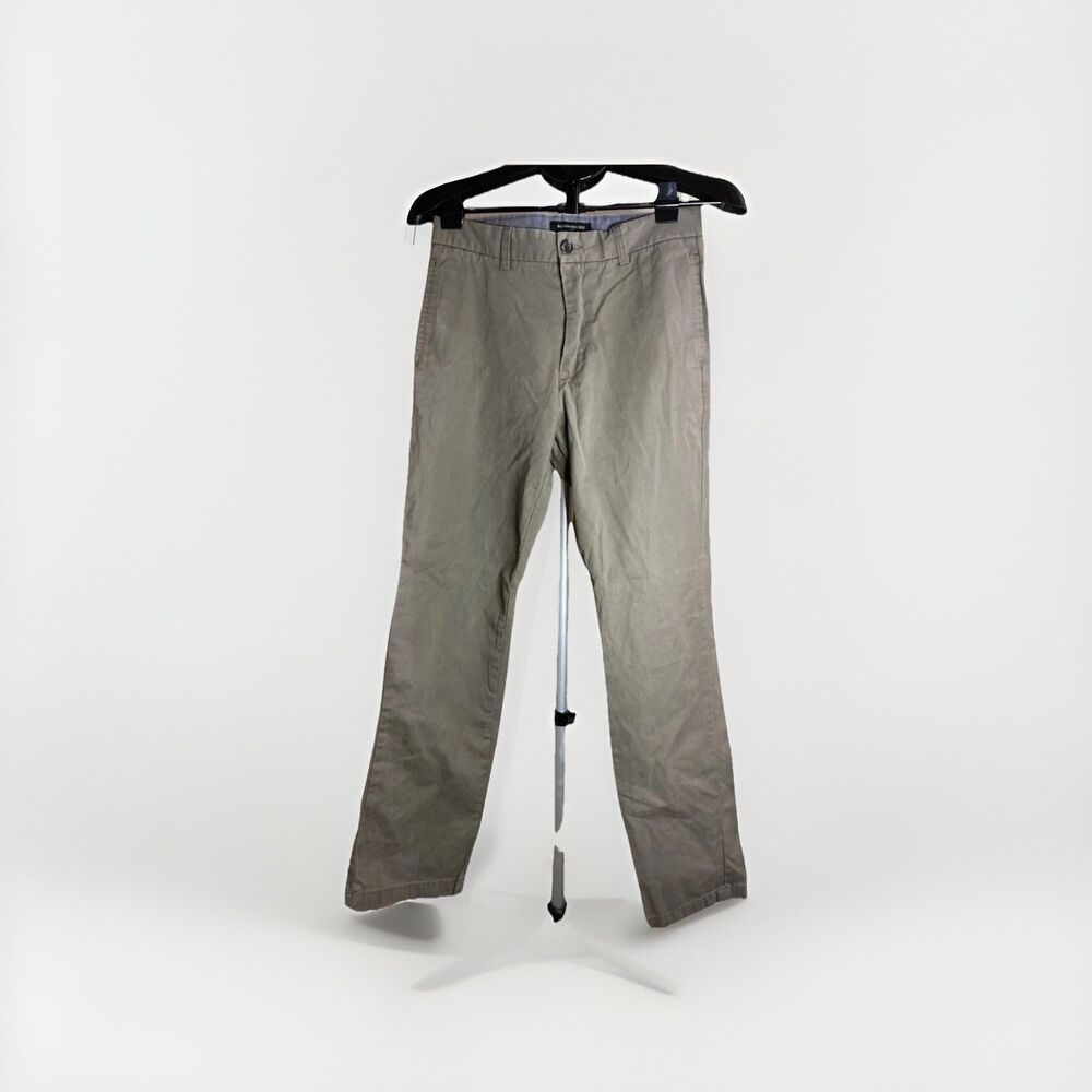 Banana Republic Gavin Relaxed Straight Tan Chino Pants Men’s 30x32